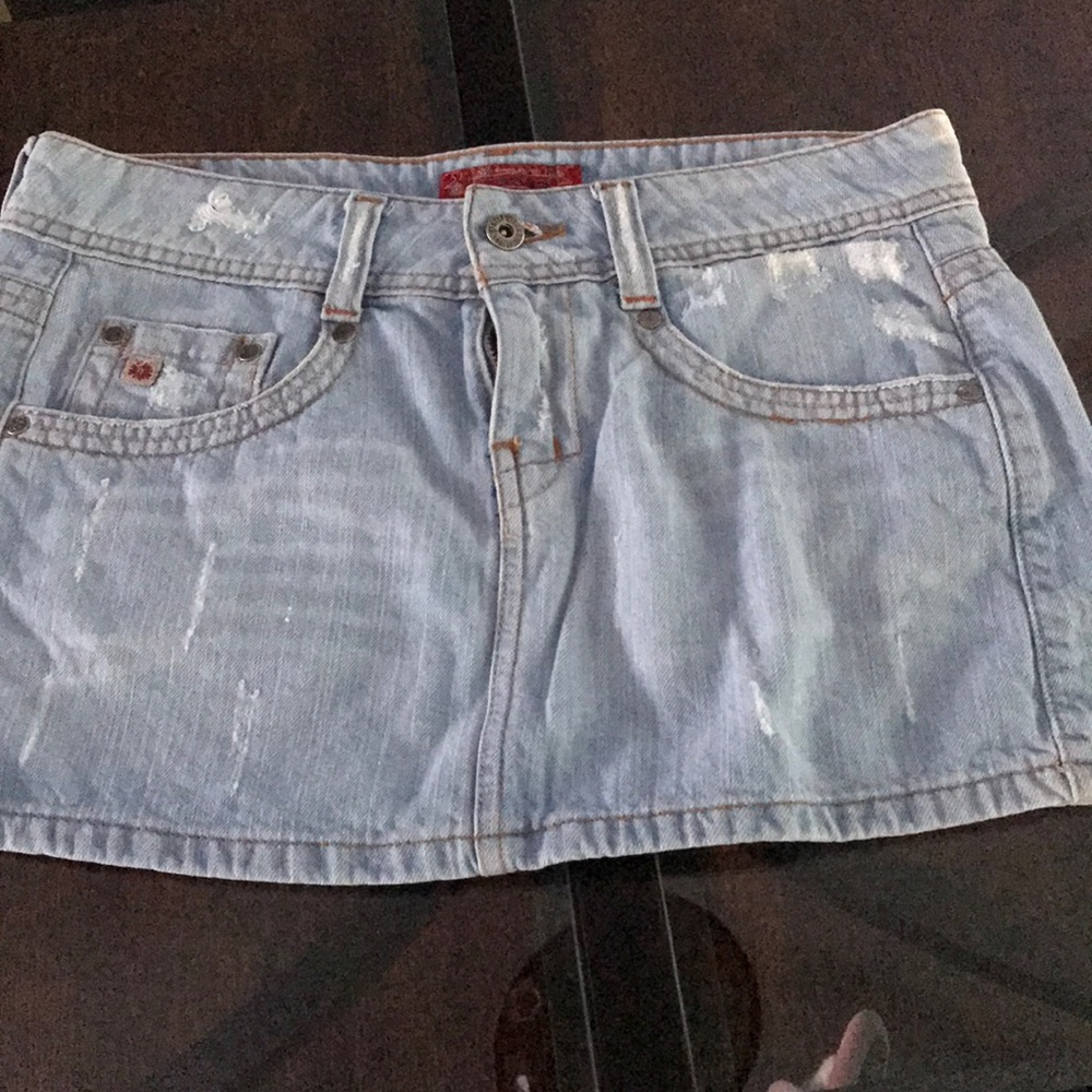 Jean skirt🔴